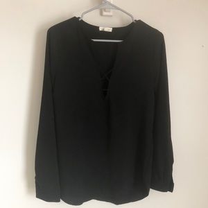 SILENCE&NOISE Lace Up Top